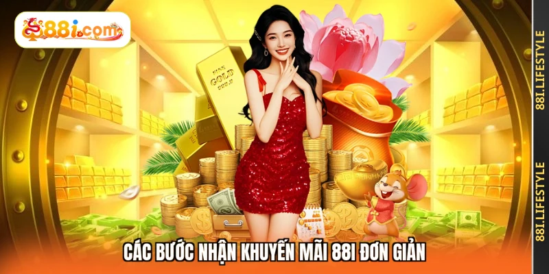 Các bước nhận khuyến mãi 88I đơn giản